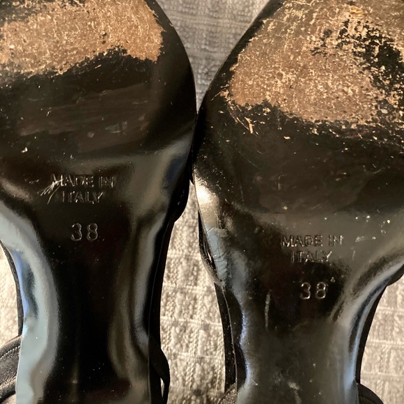 RENE CAOVILLA Crystal & Black Silk Pumps Size 38EU..
7.5 U.S. Fantastic Sexy - Picture 4 of 8